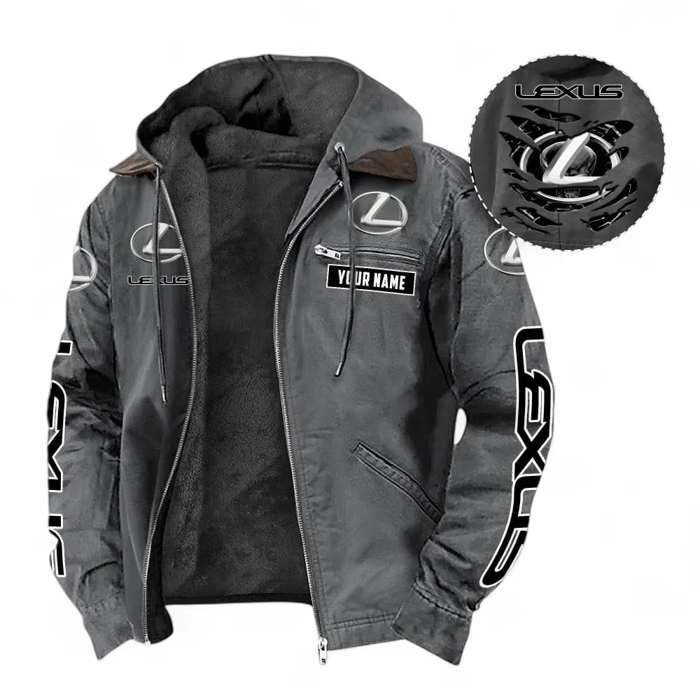 Premium Crossover Hooded And Flannel Hoodie, Sporty & Street-Ready Hoodie For Car Lovers CAR391 - Gray