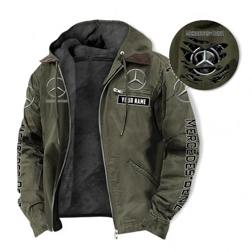 Premium SUV Hooded And Flannel Hoodie, Sporty Urban Look Hoodie For Car Lovers CAR391 - Green