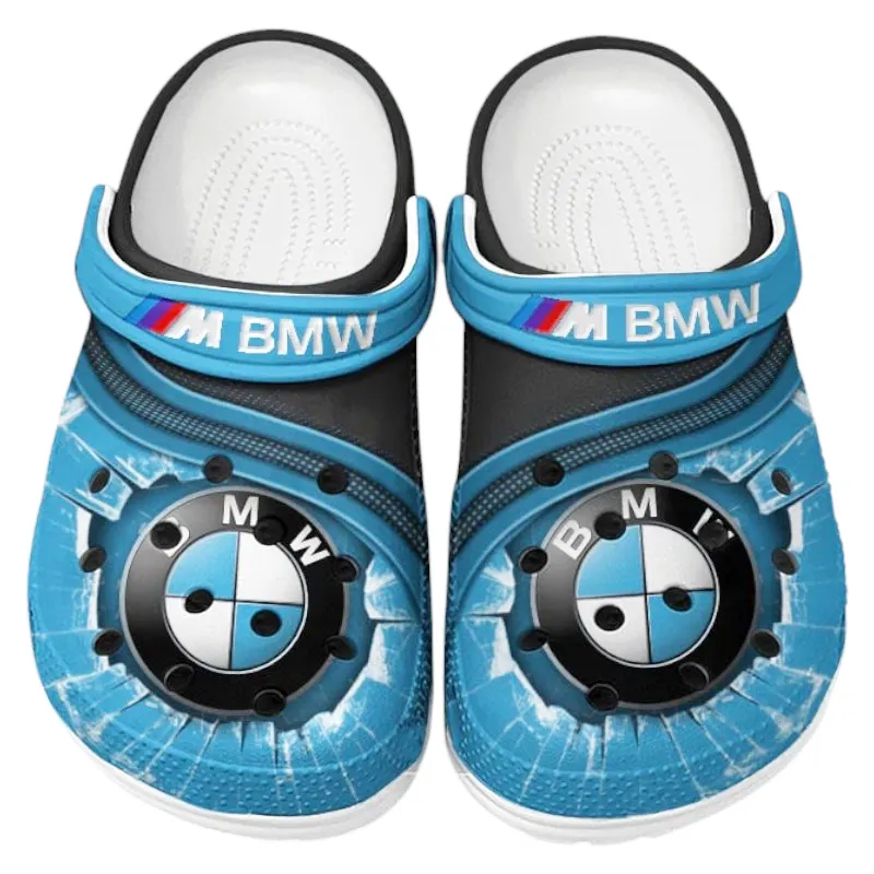 Premium SUV Lover’s All Over Print Clog, Slip-On Shoes for Daily Comfort and Garage Style CAR188 - Blue