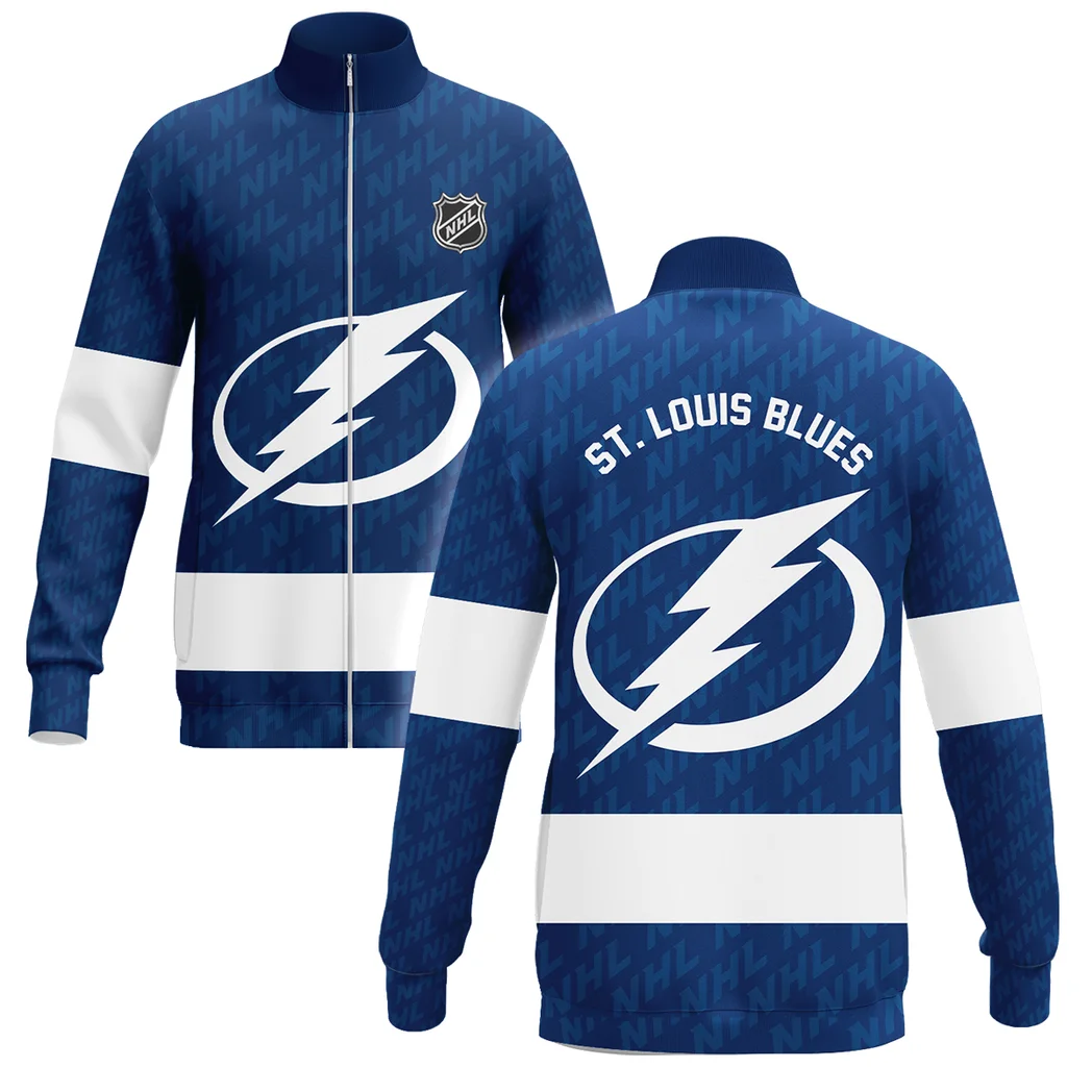 Puck Drive Stand Collar Jacket, Stylish Jacket for True Fans HVN1053TB