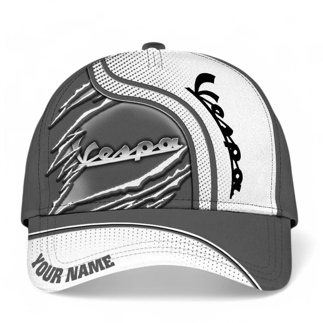 Racing Bike Classic Cap, Custom Motor Baseball Cap For Auto Lovers CAR500 - White