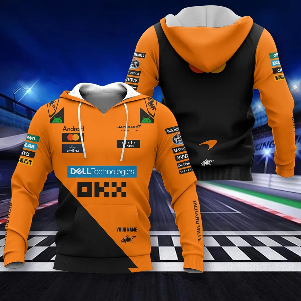 Racing Icon Hoodie 3D Print, All-Season Road Day Hoodie CAR418