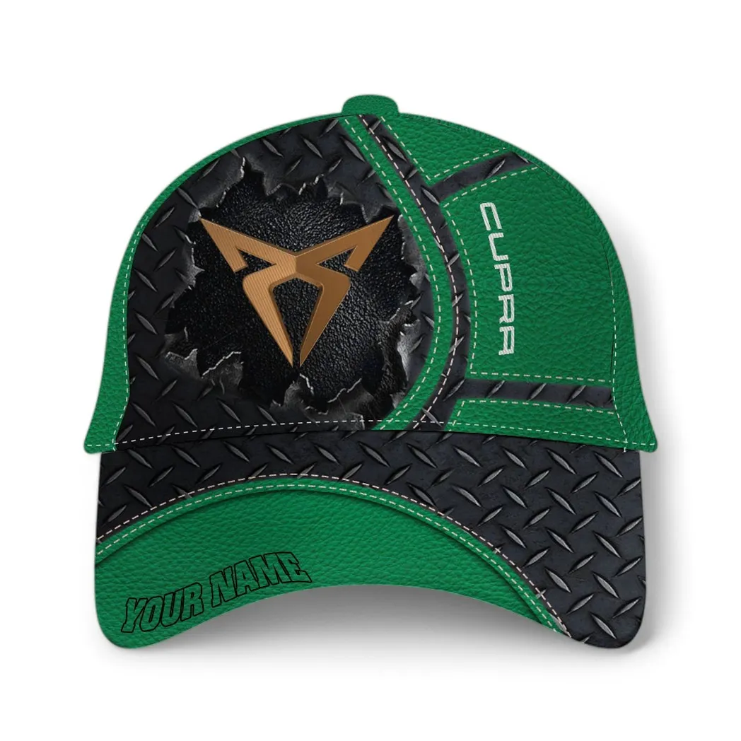 Racing-Inspired Car Classic Cap, Street Style Baseball Cap For Auto Owners CAR490 - Green
