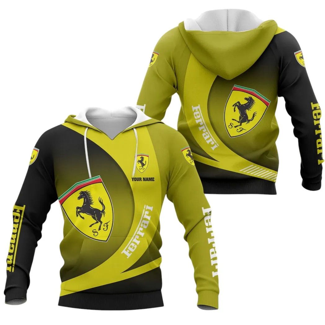 Racing-Inspired Coupe Hoodie 3D Print, Timeless Rider Style Hoodie CAR740