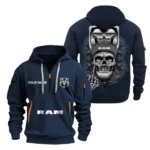 Hoodie Half Zipper Exclusive Logo Gift For Urban Compact Enthusiasts CAR166 - Navy