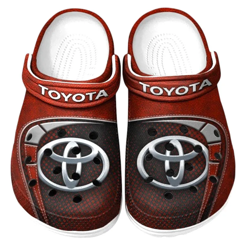 Red Custom All-Terrain Truck All Over Print Clog, Car Culture Inspired Footwear Gift for Men and Women CAR177