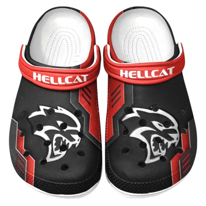 Red Custom Turbo Muscle All Over Print Clog, Car Culture Inspired Footwear Gift for Men and Women CAR185