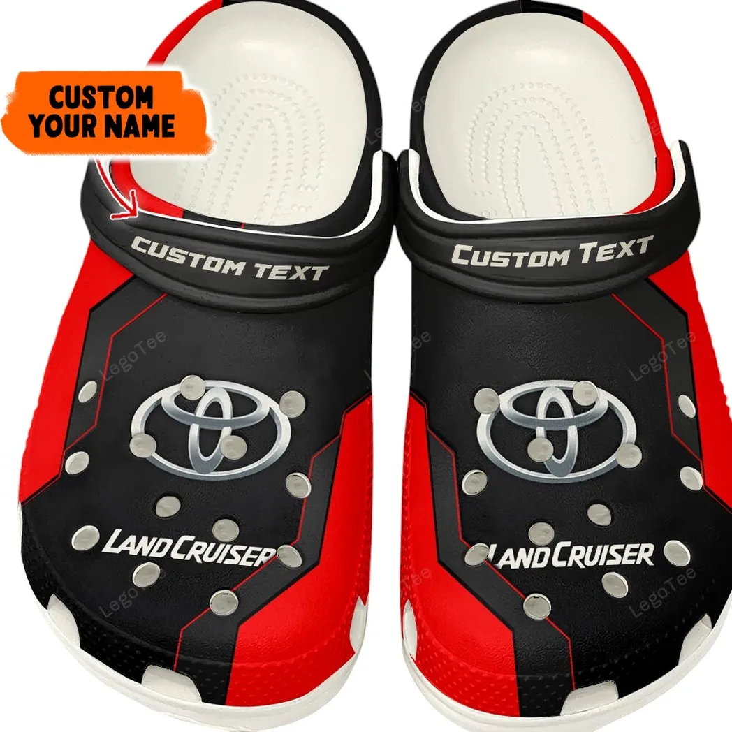 Red Edition Adventure SUV Inspired All Over Print Clog, Perfect Gift Footwear for Automotive Enthusiasts CAR140