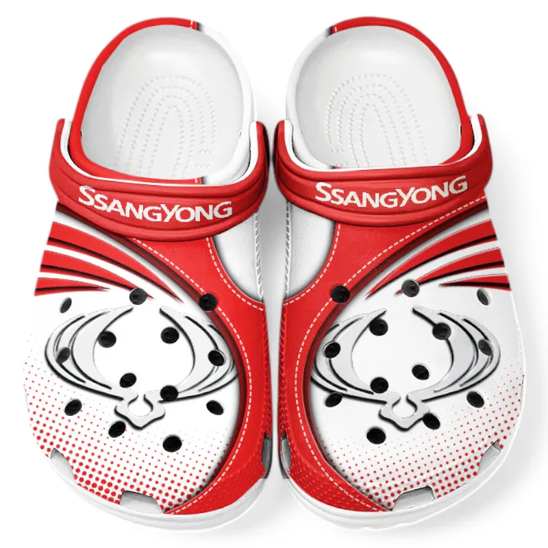 Red Edition All-Terrain Ride Inspired All Over Print Clog, Perfect Gift Footwear for Automotive Enthusiasts CAR181