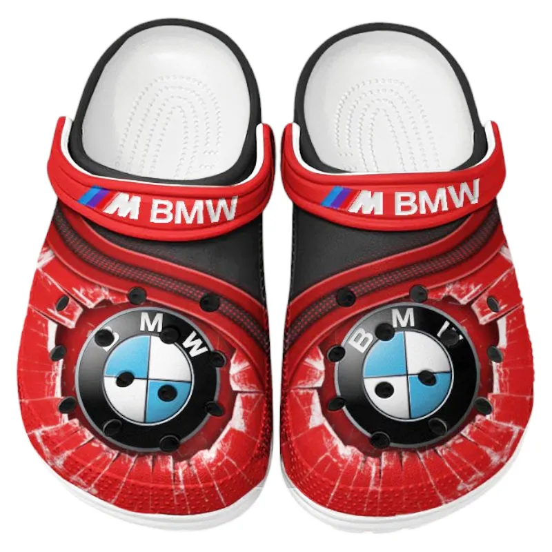 Red Edition Grand Touring Coupe Inspired All Over Print Clog, Perfect Gift Footwear for Automotive Enthusiasts CAR188
