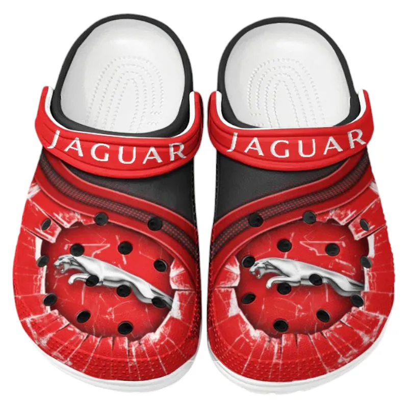 Red Edition Sophisticated Car Inspired All Over Print Clog, Perfect Gift Footwear for Automotive Enthusiasts CAR188