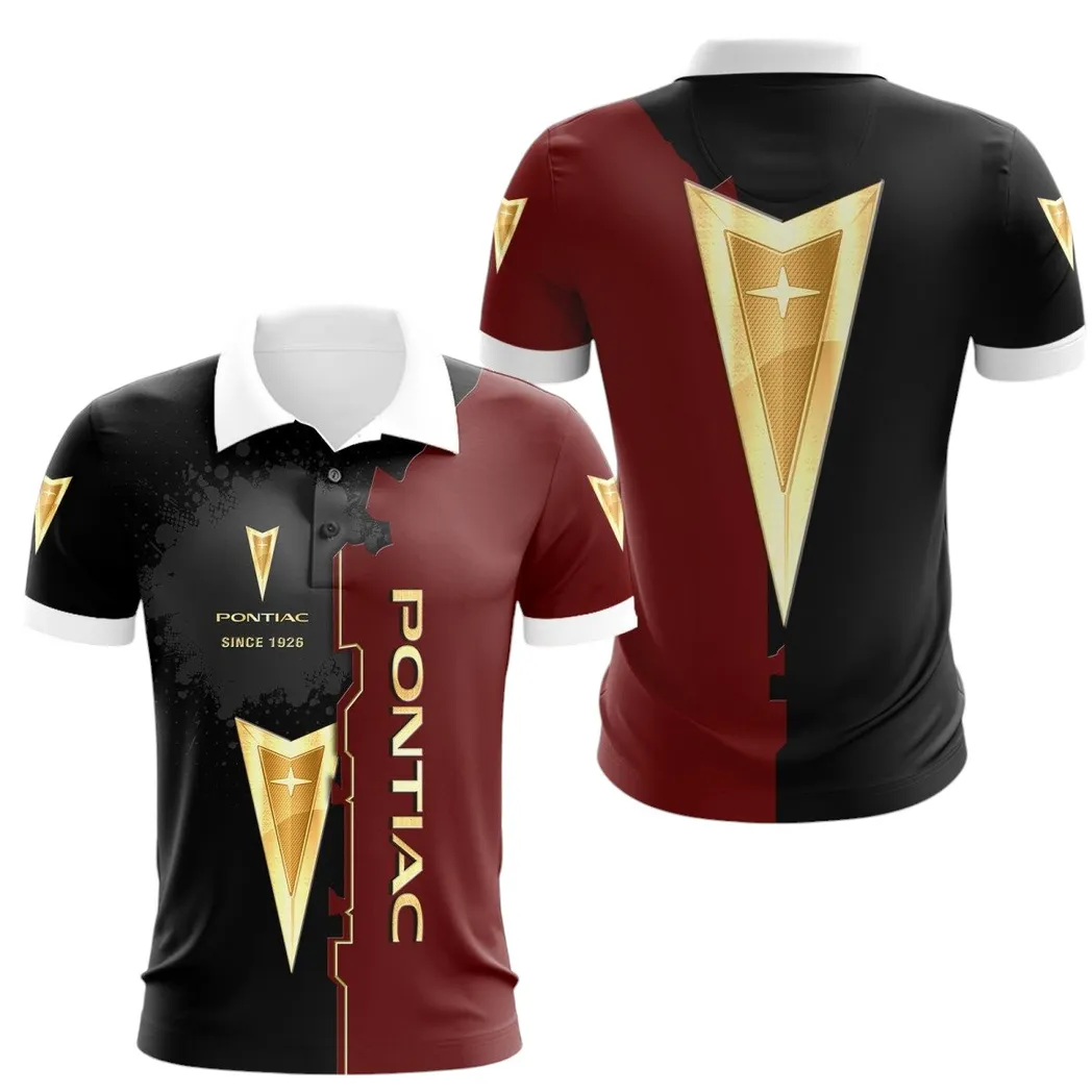 Retro American Car Polo Shirt, Everyday Casual Polo For Car Enthusiasts CAR44021725075
