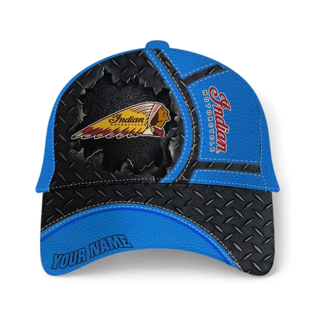 Retro Road Machine Classic Cap, Mechanic Spirit Baseball Cap For Auto Fans CAR490 - Blue