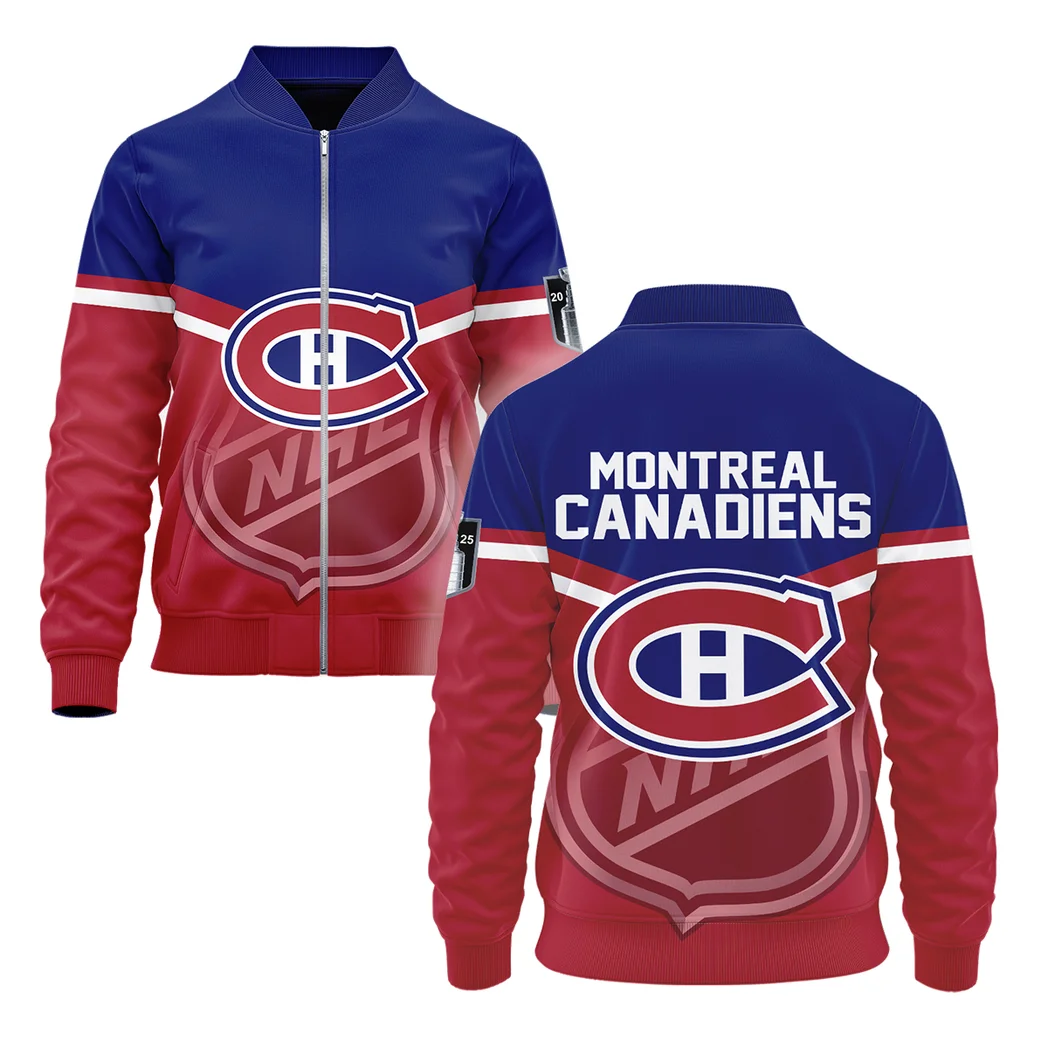 Rink Pulse Bomber Jacket, Custom Game Day Bomber HVN1054MT