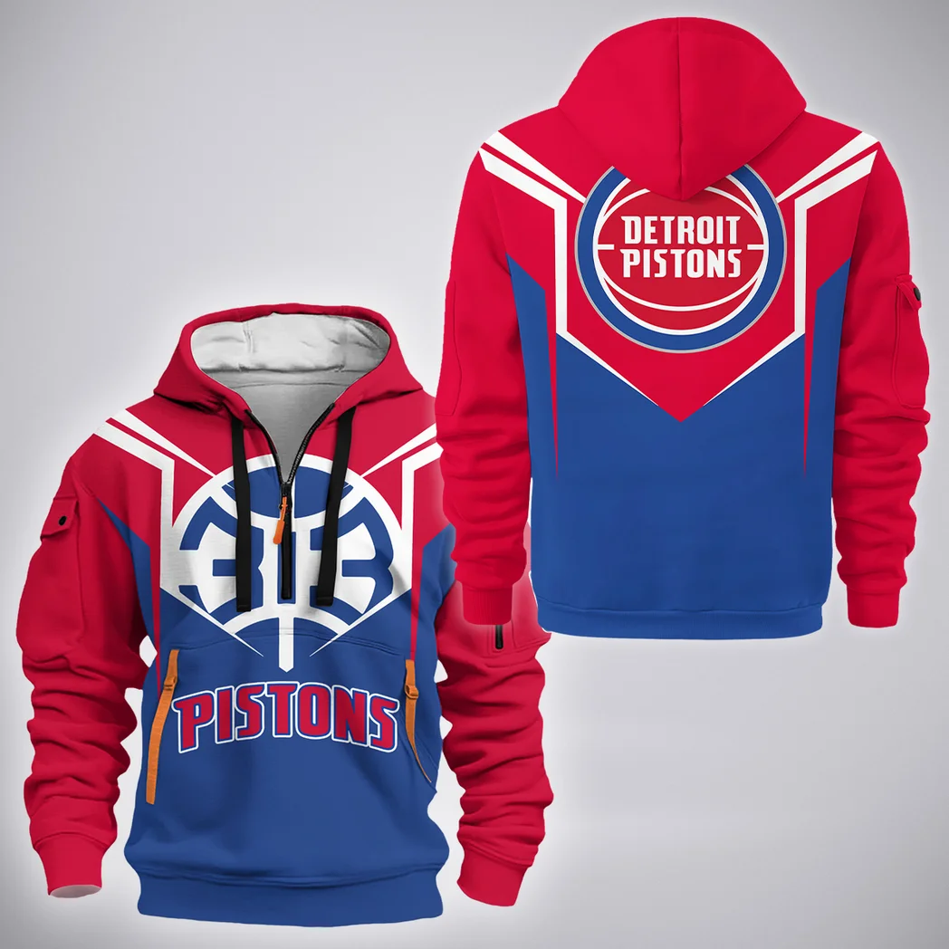 Rising Basketball Lifestyle Hoodie Half Zip 3D, Fan Pride Half-Zip Hoodie HVN1279