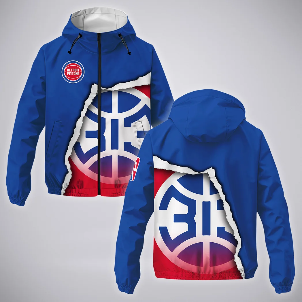 Rising Basketball Lifestyle Windbreaker Jacket, Game Day Waterproof Jacket HVN1273