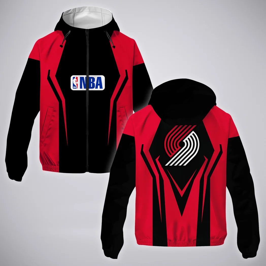 Rising Court Crew Windbreaker Jacket, Game Day Waterproof Jacket HVN1274