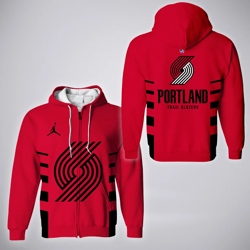 Rising Court Crew Zipper Hoodie, True Supporter Full-Zip Hoodie HVN1277