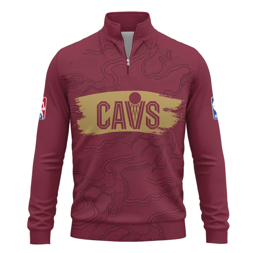 Rising Fan Spirit Quarter-Zip Sweatshirt, Sport Lifestyle Quarter-Zip Wear HVN1276 - Image 2