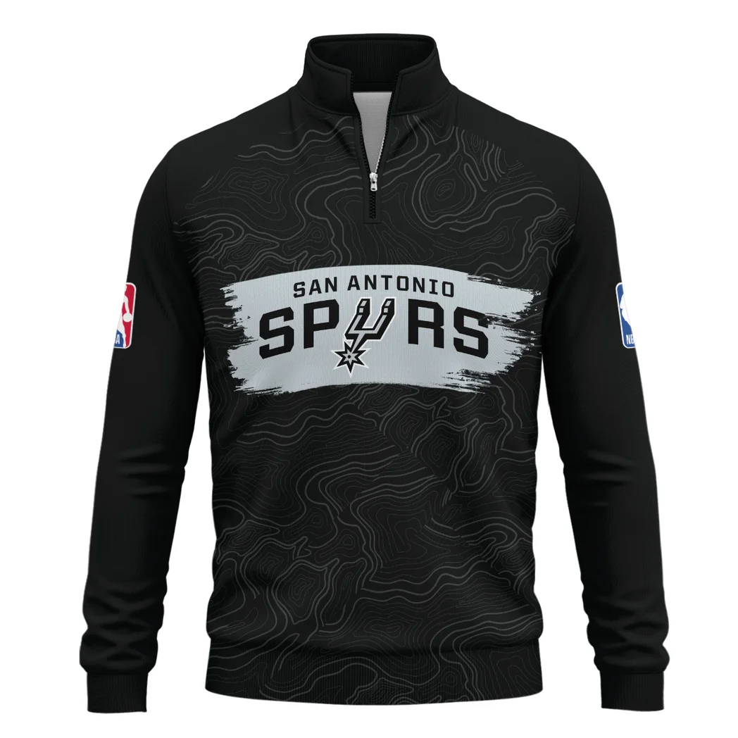 Rising Game Fans Quarter-Zip Sweatshirt, Athletic Spirit Quarter-Zip Wear HVN1276 - Image 2