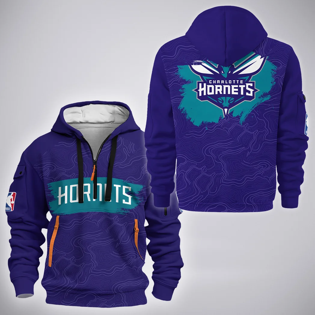 Rising Hoop Energy Hoodie Half Zip 3D, Lifestyle Fan Half-Zip Hoodie HVN1276