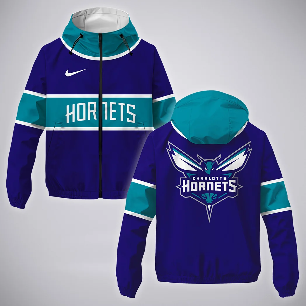 Rising Hoop Energy Windbreaker Jacket, Game Day Waterproof Jacket HVN1275