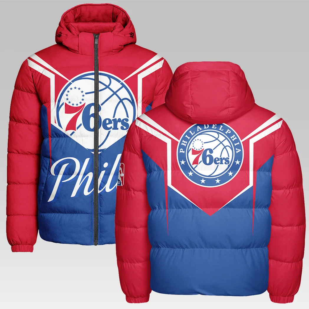 Rising Hoop Squad Hooded Cotton Jacket, Performance Warmth Fan Jacket HVN1279