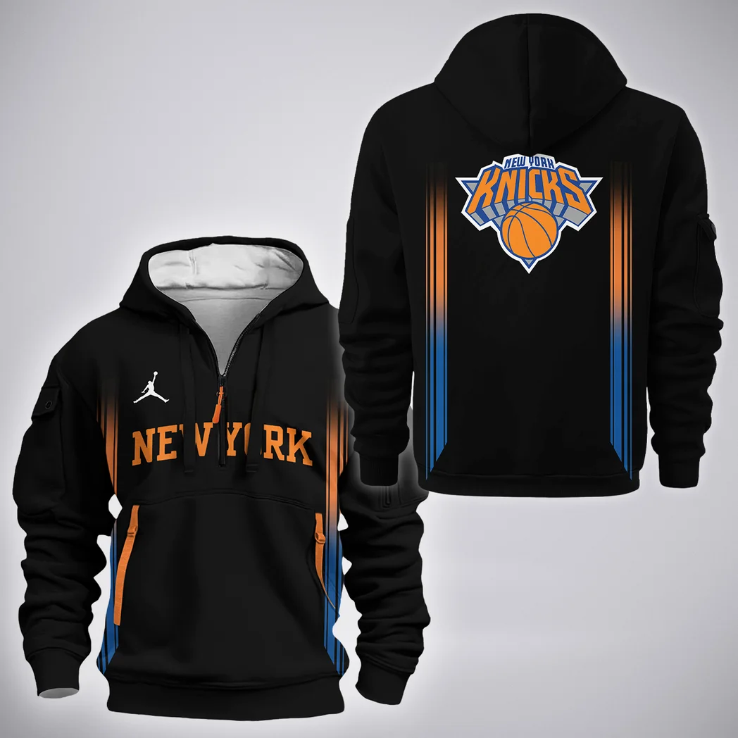 Rising Sport Crew Hoodie Half Zip 3D, Sporty Fan Half-Zip Hoodie HVN1277