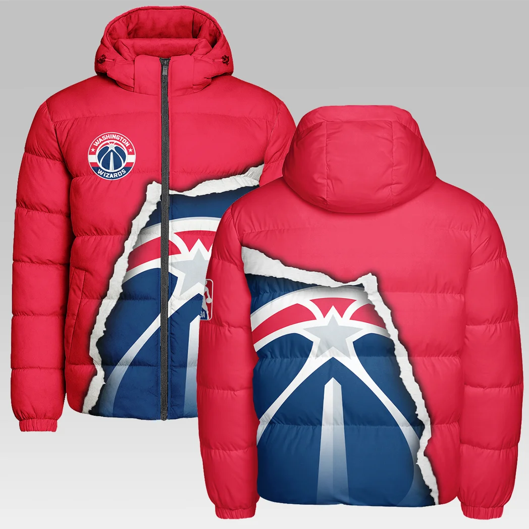 Rising Sport Energy Hooded Cotton Jacket, Everyday Comfort Sport Puffer HVN1273