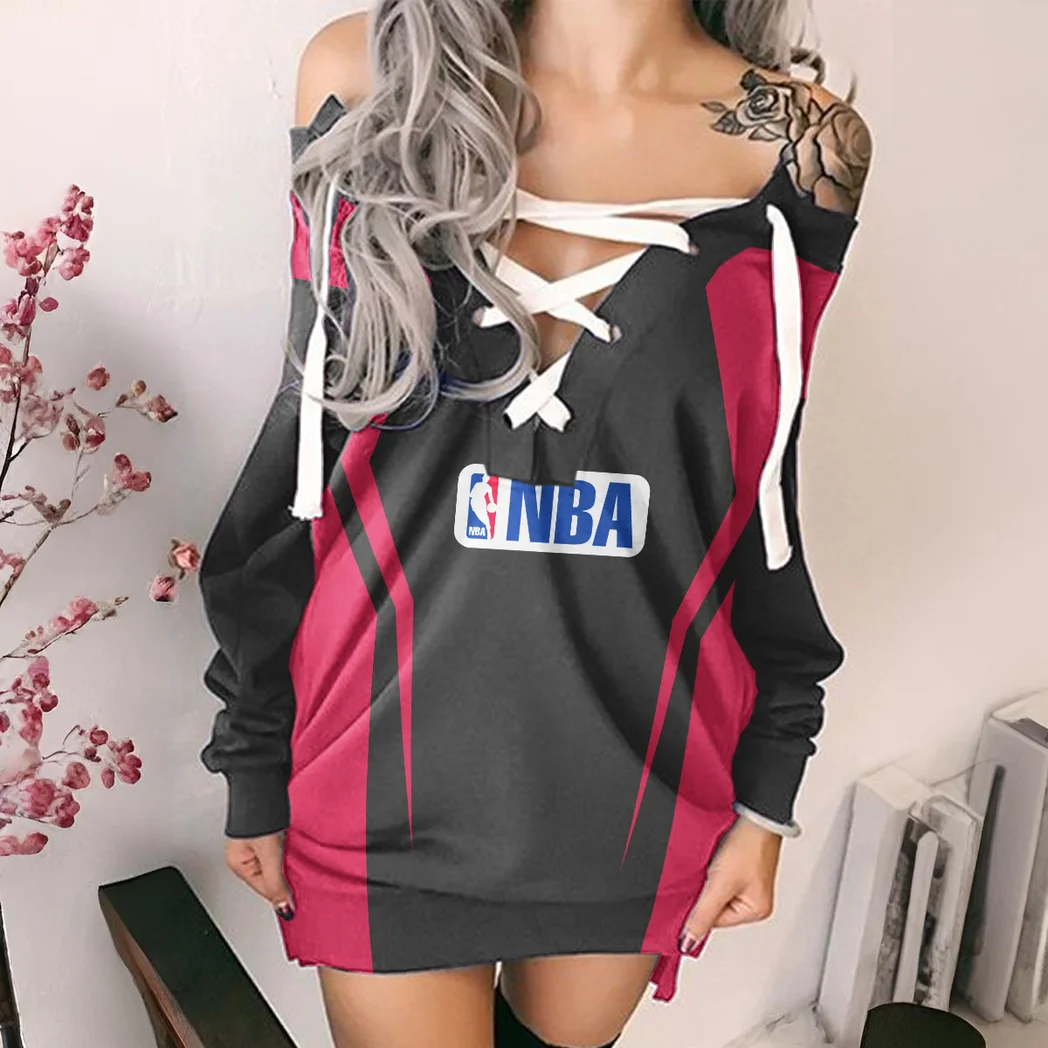 Rising Sport Spirit Lace-Up Sweatshirt For Women, All-Season Pullover Hoodie HVN1274