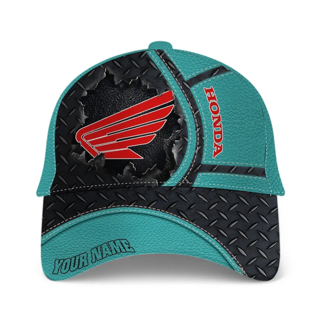 Road Bike Classic Cap, Street Racing Baseball Cap For Auto Collectors CAR490 - Cyan