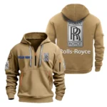 Auto Classic GT Hoodie Half Zipper, All Over Print Hoodie Gift For Auto Classic GT Enthusiasts CAR200 - Khaki