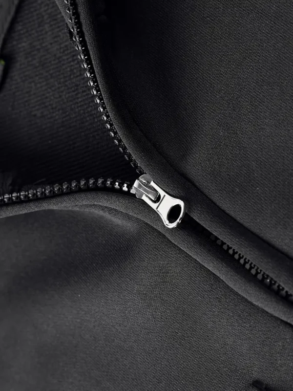 Bespoke Sedan Tactical Quarter Zip Hoodie, Exclusive Logo Hoodie For Car Enthusiasts CAR164 - Black - Image 4