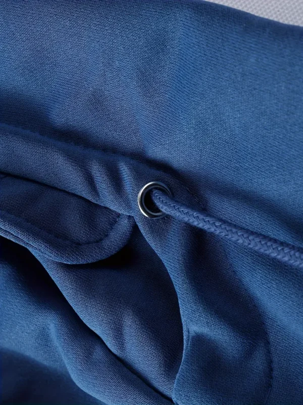 Luxury Performance Auto Tactical Quarter Zip Hoodie, Exclusive Logo Hoodie For Car Enthusiasts CAR164 - Dark Blue - Image 3