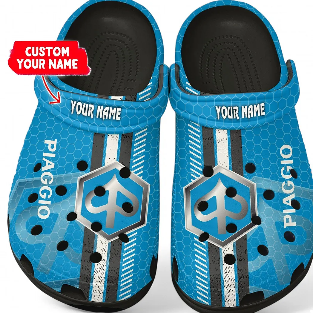 Scooter Lover’s All Over Print Clog, Slip-On Shoes for Daily Comfort and Garage Style CAR820 - Black