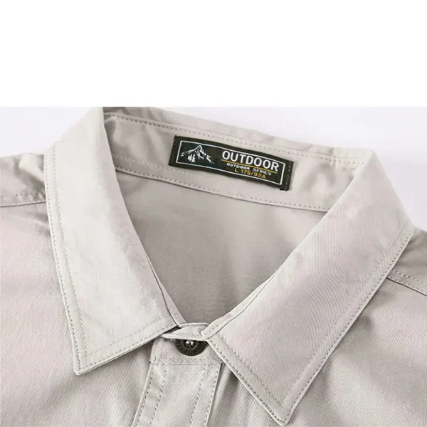 BoulderBeast Works Exclusive Logo Short Sleeved Shirt, Gift For BoulderBeast Works Lovers CAR444 - Beige - Image 2