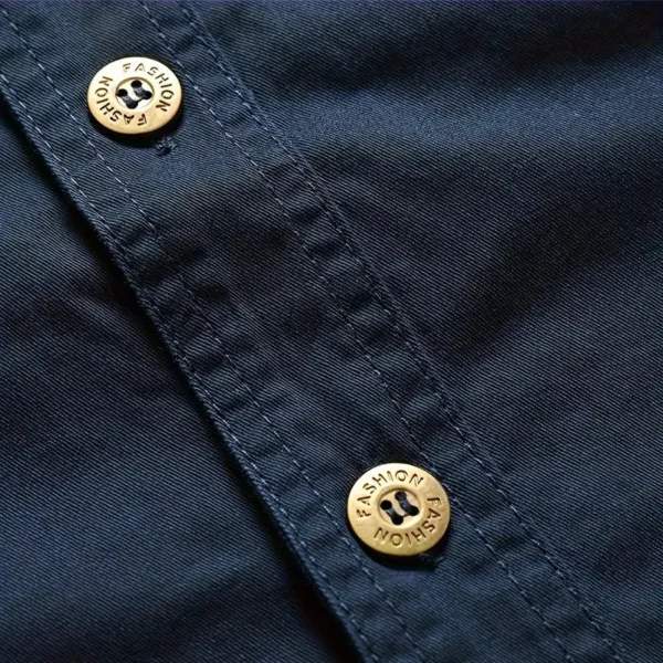 Worksite Legend Exclusive Logo Short Sleeved Shirt, Gift For Worksite Legend Enthusiasts CAR444 - Dark Blue - Image 3