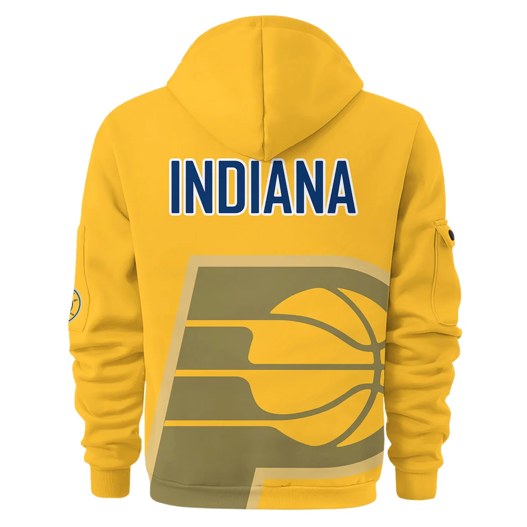Slam Dunk Nation Hoodie Half Zip 3D, Game Day Half-Zip Hoodie HVN1278 - Image 3