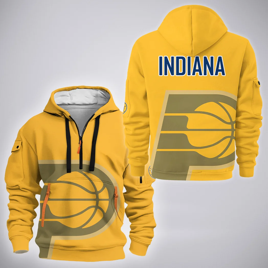Slam Dunk Nation Hoodie Half Zip 3D, Game Day Half-Zip Hoodie HVN1278