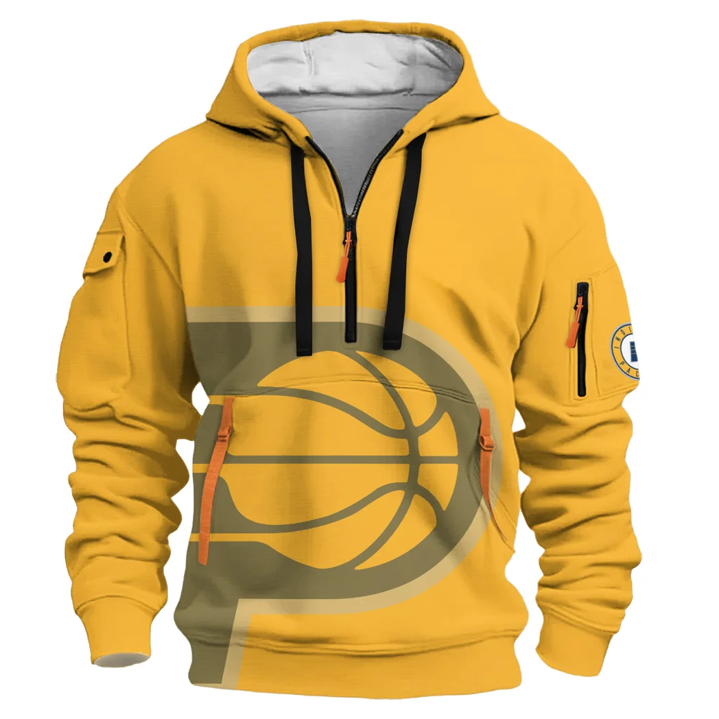 Slam Dunk Nation Hoodie Half Zip 3D, Game Day Half-Zip Hoodie HVN1278 - Image 2