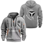 Hoodie Half Zipper Exclusive Logo Gift For Sport Trike Enthusiasts CAR170 - Gray