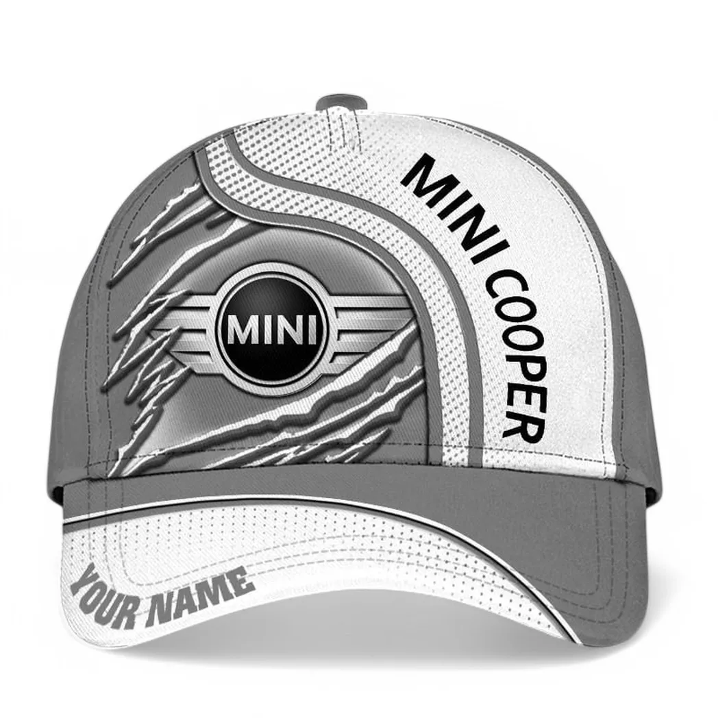 Small Crossover Classic Cap, High-Octane Baseball Cap For Auto Collectors CAR500 - White