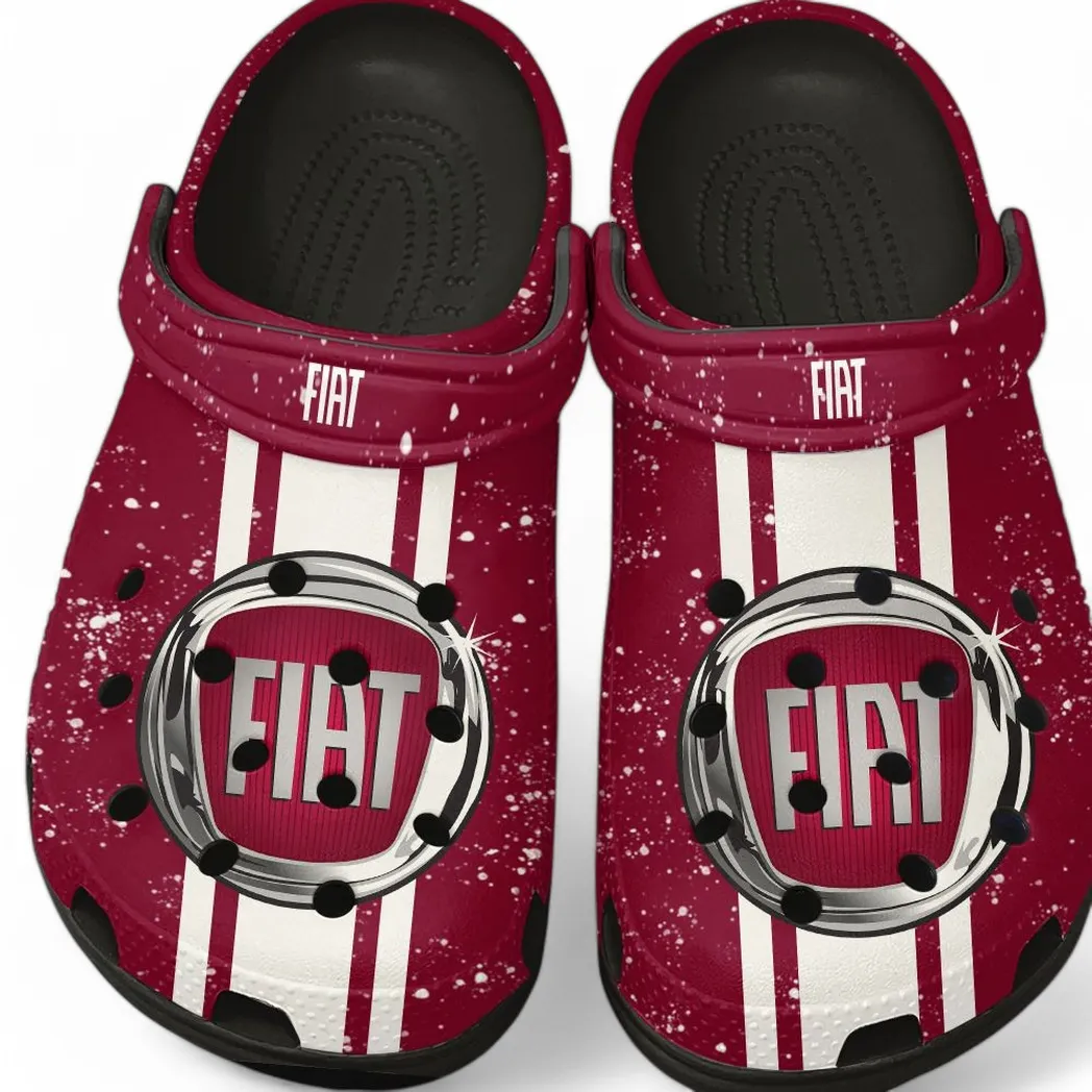Small Sedan Culture Clog, Stylish All Over Print Lightweight Shoes for Auto Fans and Streetwear Style CAR620 - Black