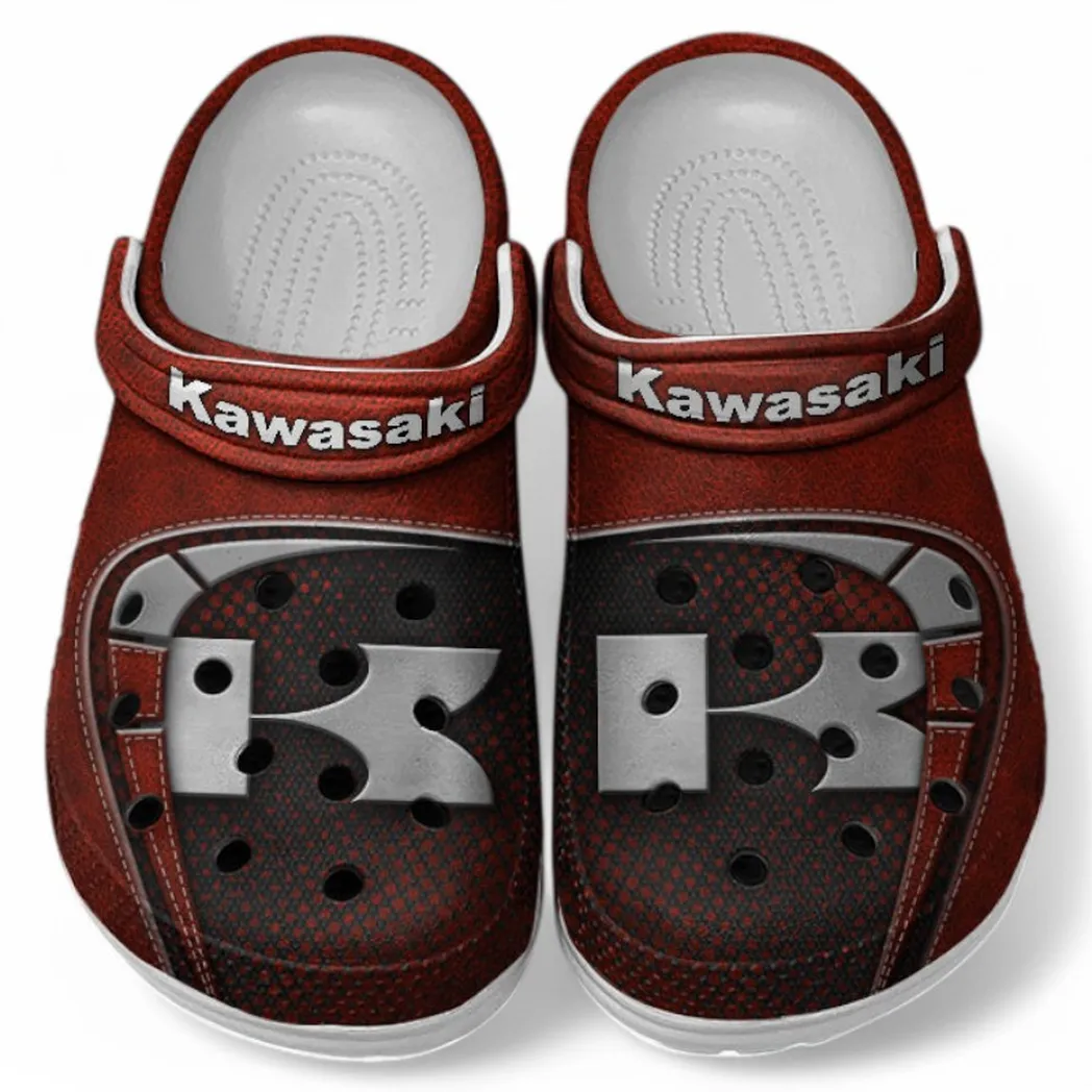 Sport Bike Culture Clog, Stylish All Over Print Lightweight Shoes for Auto Fans and Streetwear Style CAR183 - Red
