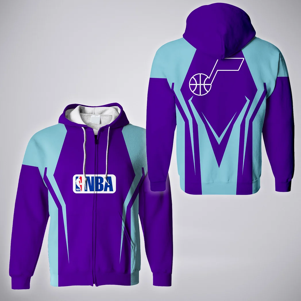 Sport Spirit Fans Zipper Hoodie, Casual Sport Full-Zip Hoodie HVN1274
