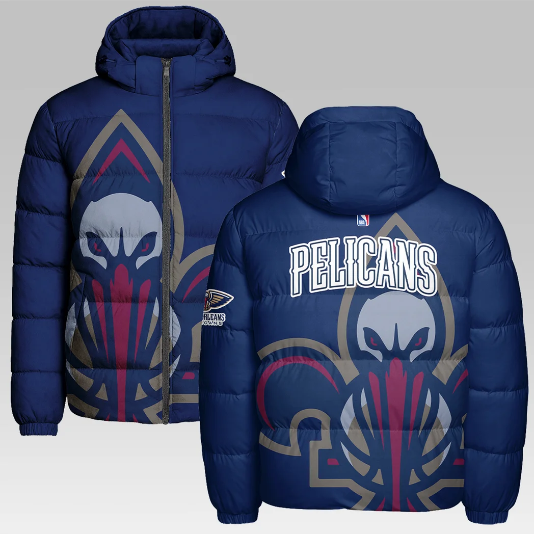 Sport Spirit Nation Hooded Cotton Jacket, Classic Cozy Supporter Jacket HVN1278