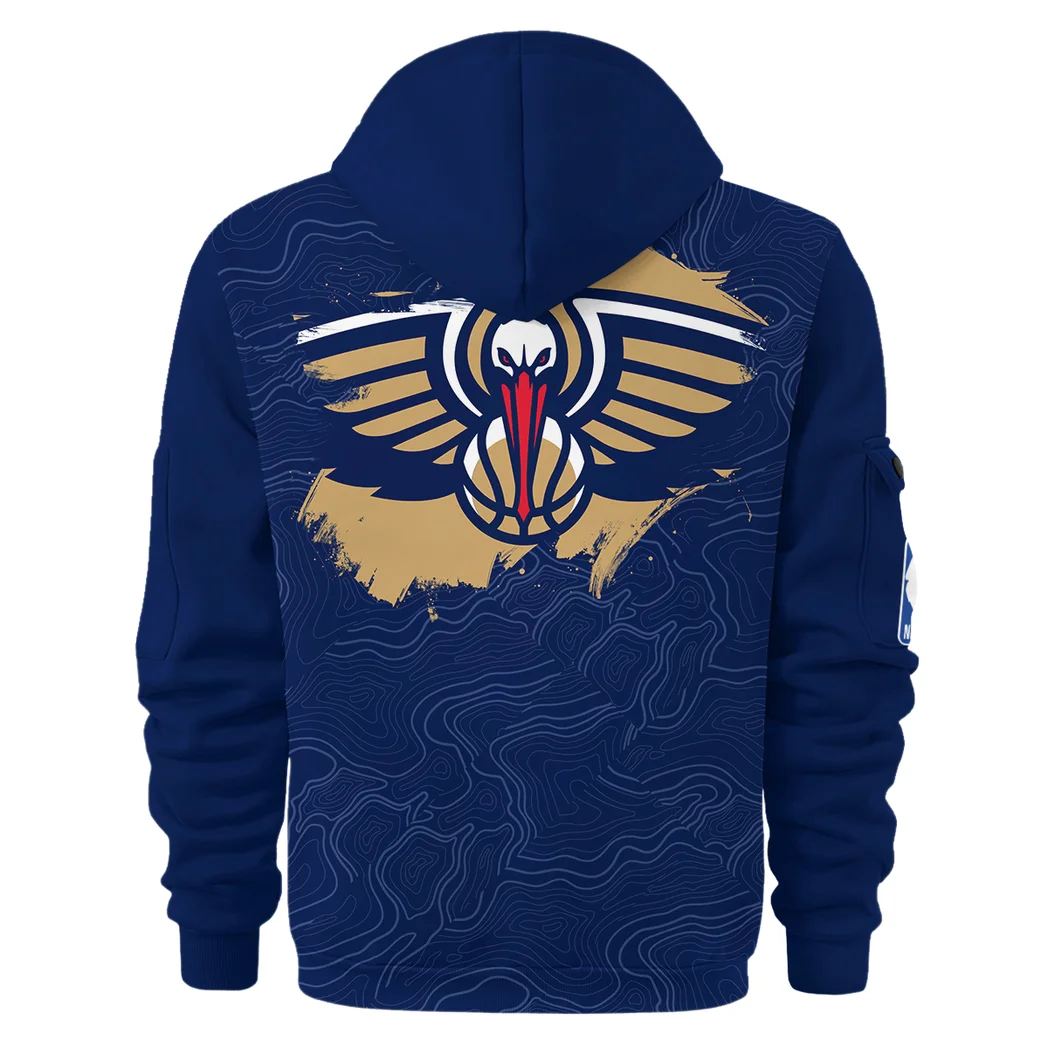 Sport Spirit Nation Hoodie Half Zip 3D, Active Spirit Hoodie HVN1276 - Image 3