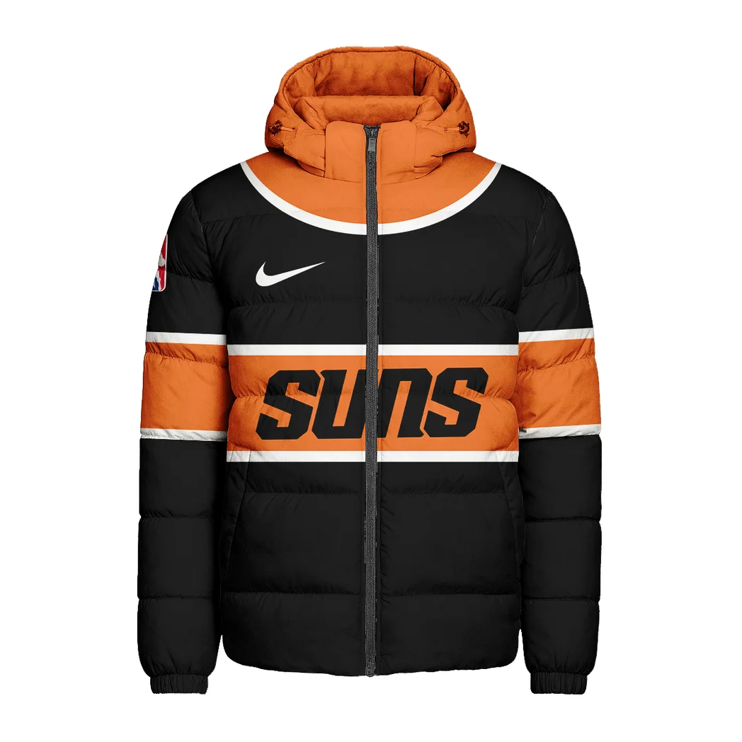 Sport Spirit Supporters Hooded Cotton Jacket, Retro Heritage Puffer Jacket HVN1275 - Image 2