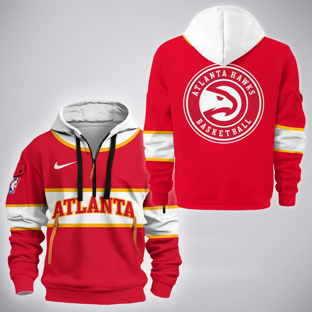 Sport Spirit Supporters Hoodie Half Zip 3D, Bold Fan Hoodie HVN1275
