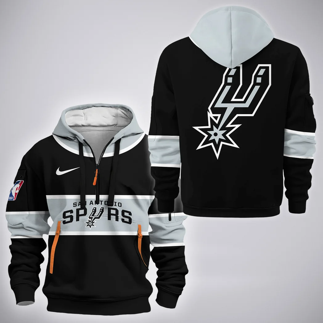 Sport Spirit Supporters Hoodie Half Zip 3D, Game Time Hoodie HVN1275